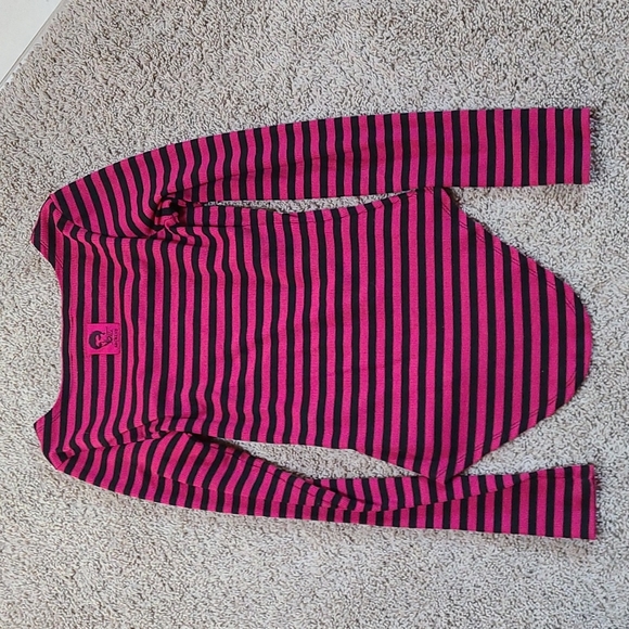 Betsey Johnson long sleeve striped top size sm - Picture 2 of 5